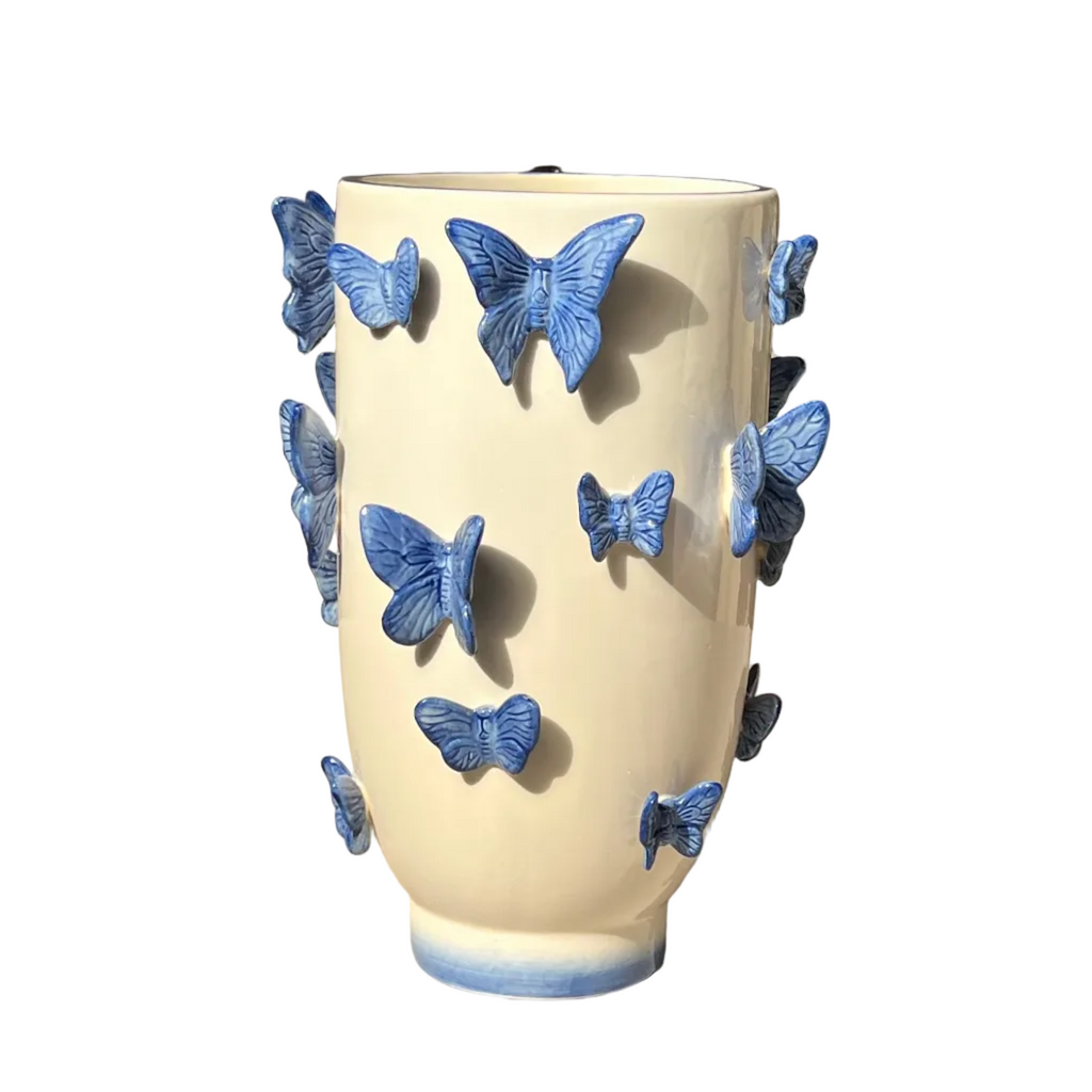 Butterflies vase
