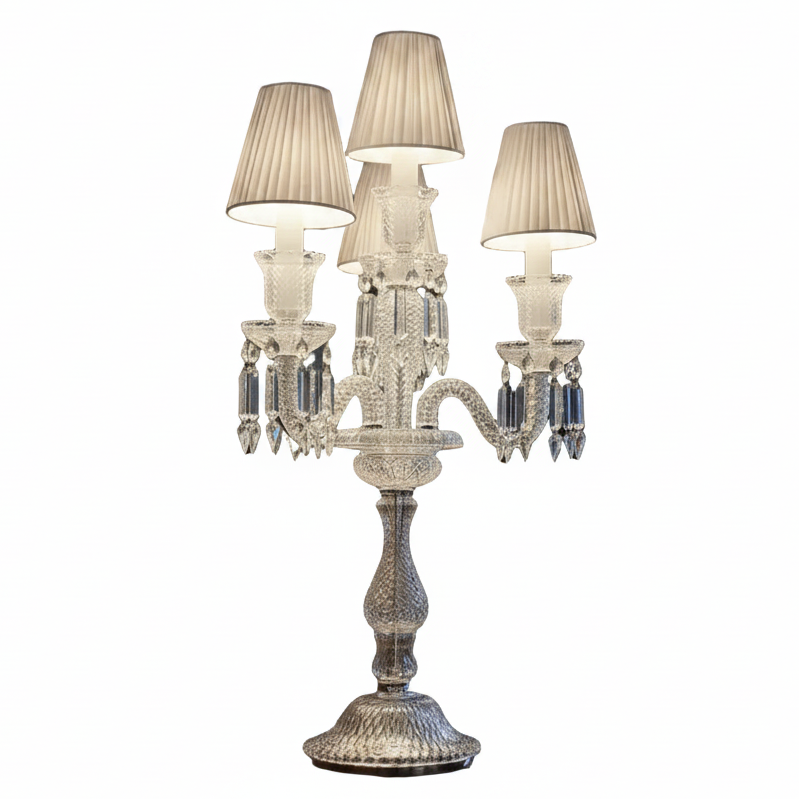 Crystal Elegance 5-Light Table Lamp