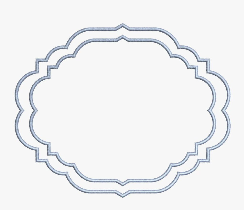 Sky blue linen placemats