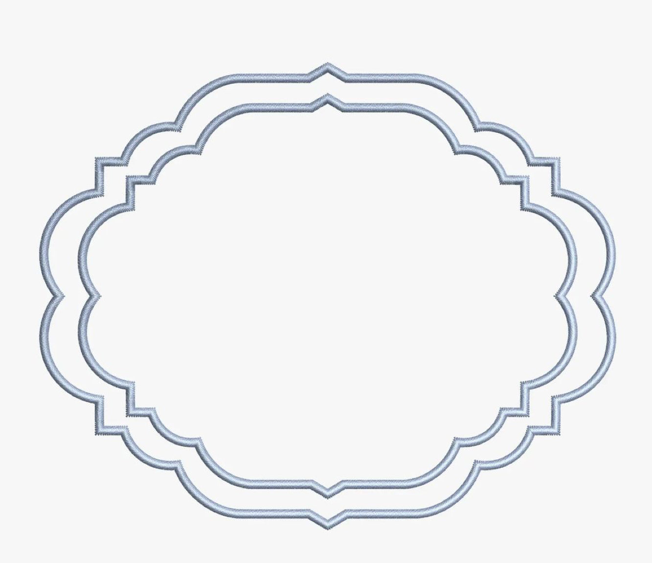Sky blue linen placemats