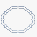 Sky blue linen placemats