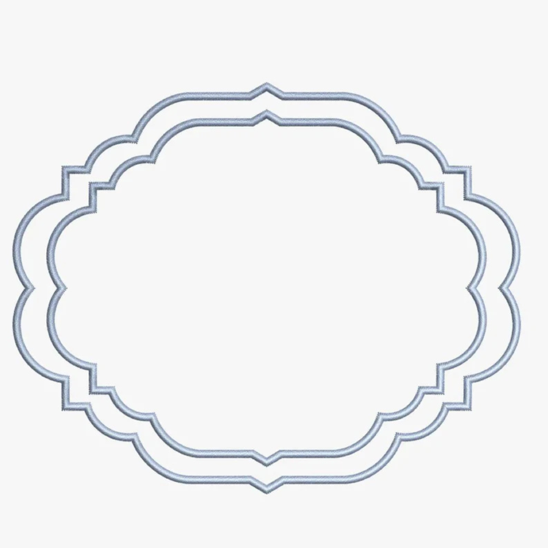 Sky blue linen placemats
